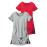 Женская ночная рубашка VIVANCE 56/58 красно-серый (12153701634485)