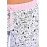 Женская пижама Peanuts LM 48/50 розово-серый (12522200966404)