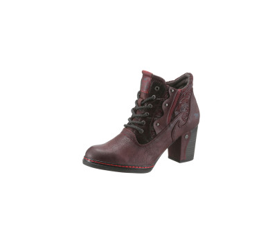 Женские ботинки Mustang Shoes 36 бордовый (1299990026436)